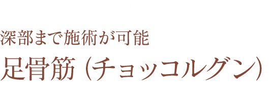 足骨筋（チョッコルグン）